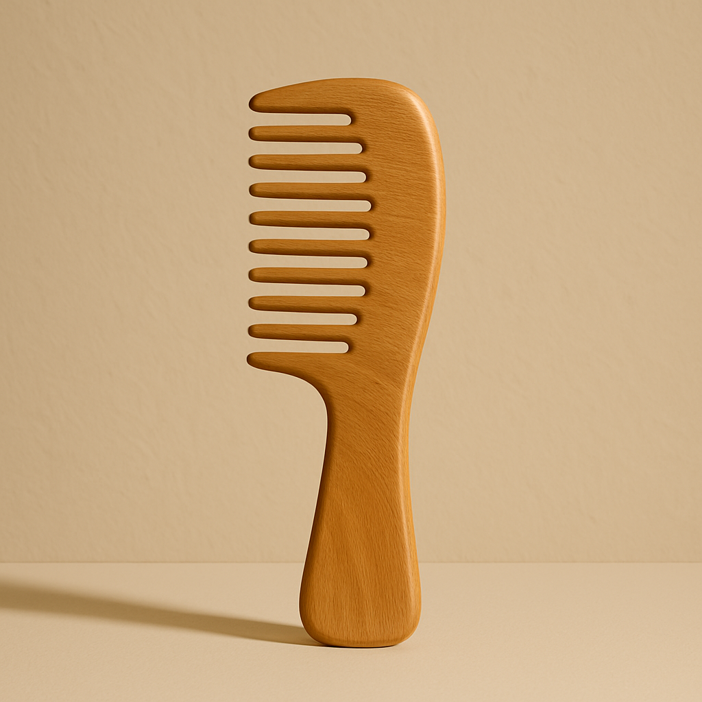 Bamboo Comb for Gentle Detangling